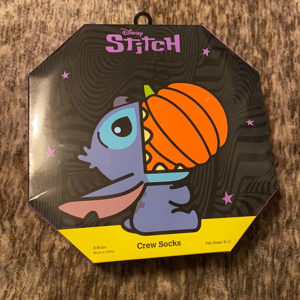 Disney Lilo and Stitch Halloween Crew Socks 3 Pack Disneybound